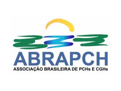 a logo with text and a sun