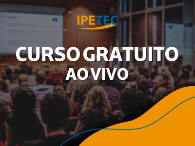 Evento de curso gratuito ao vivo