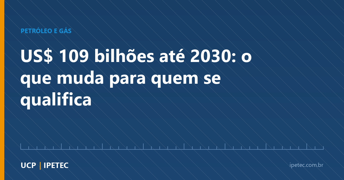 Novo ciclo de investimento em petróleo e gás até 2030